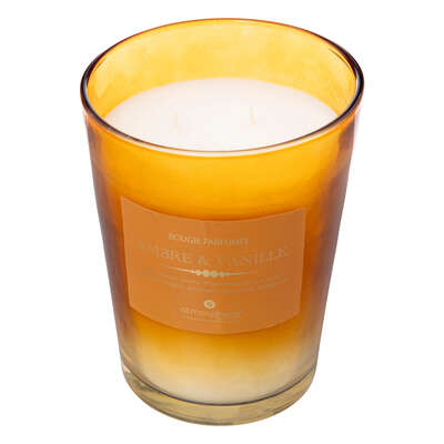 855g Amber Alma Glass Candle Gift