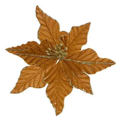Sdn Poinsettia Copper 20cm Gift
