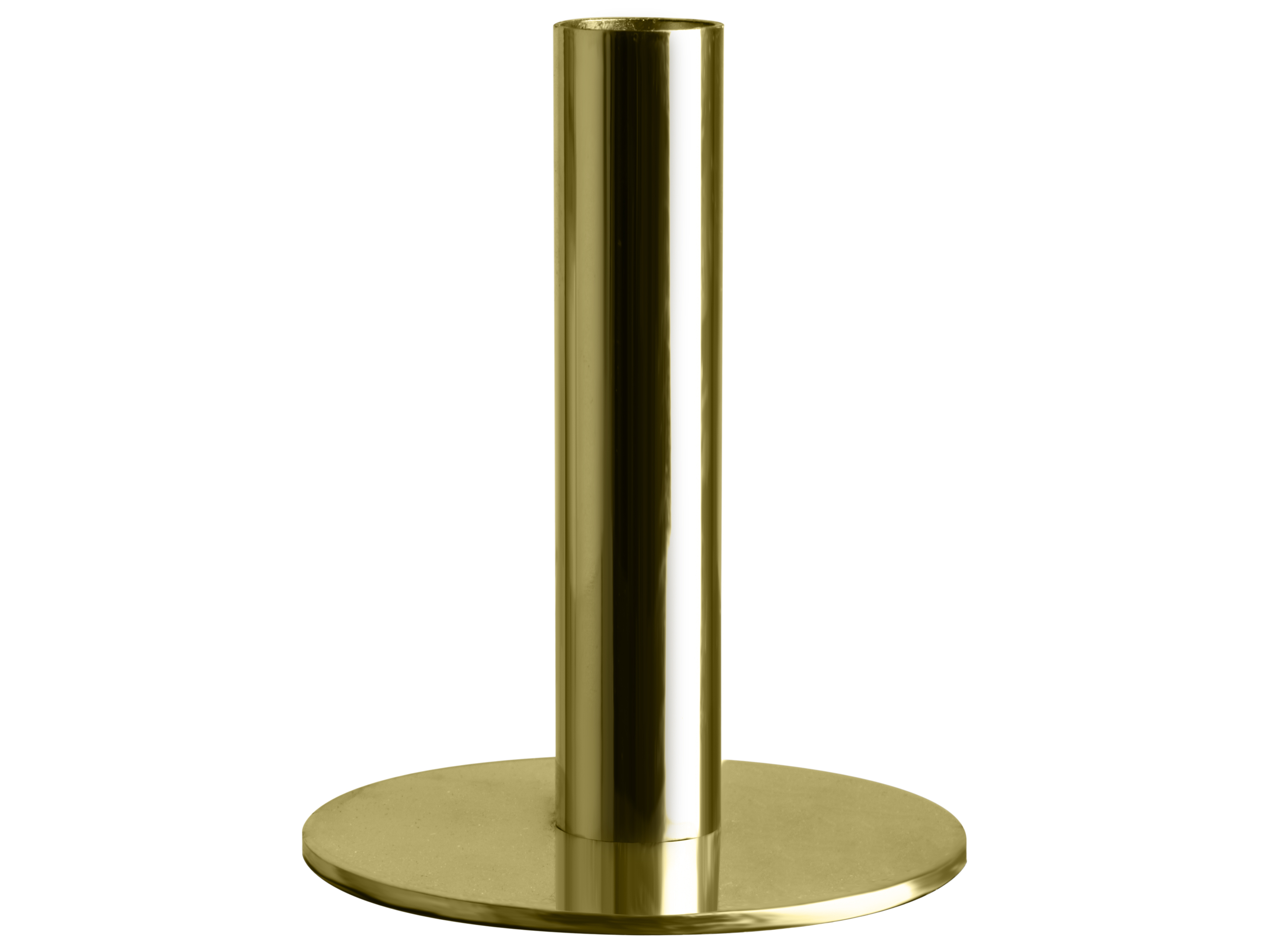 Candle Holder Metal 10x12.6cm Gold Gift