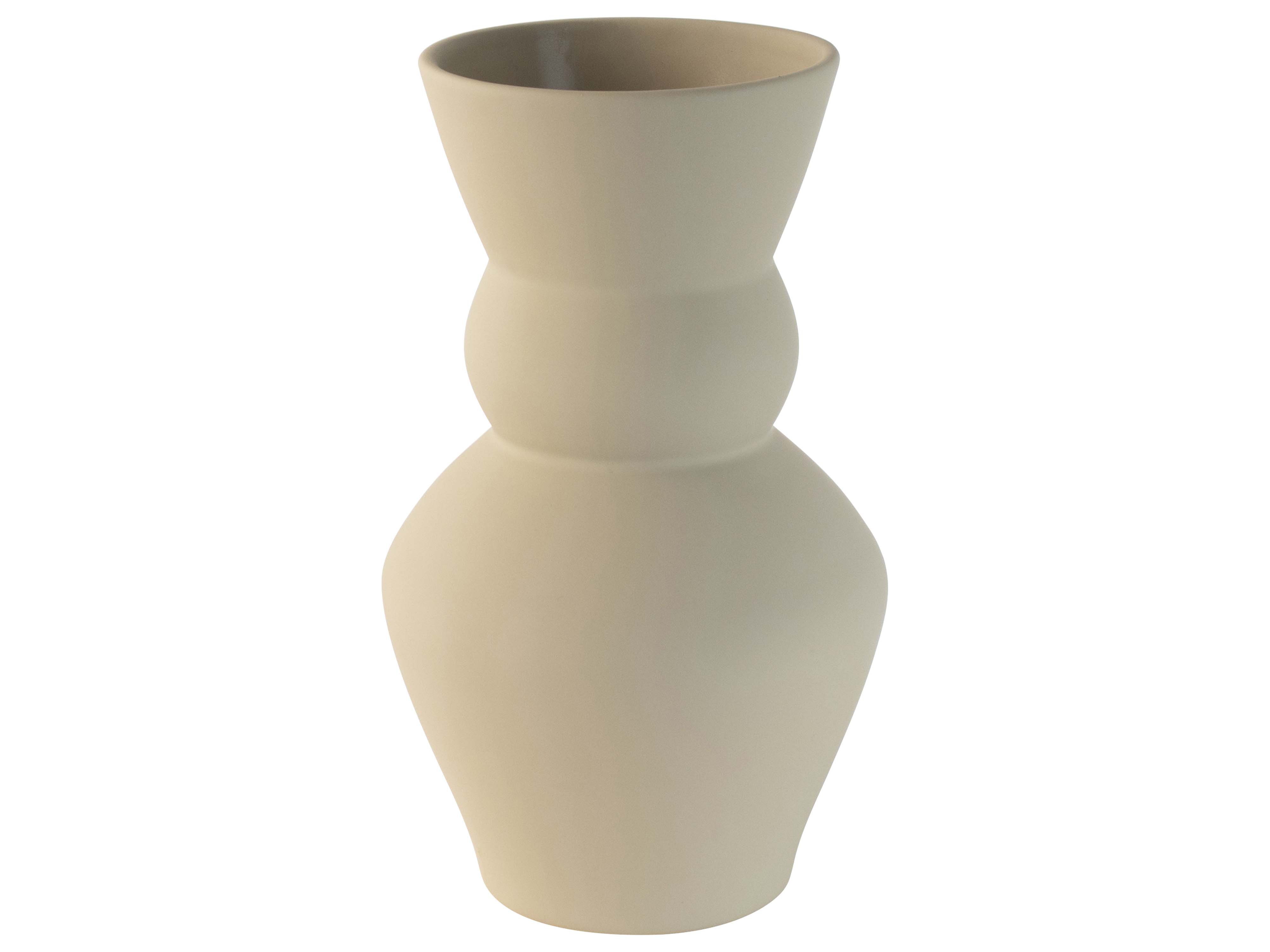 Vase 13.6x22.9cm Beige Gift