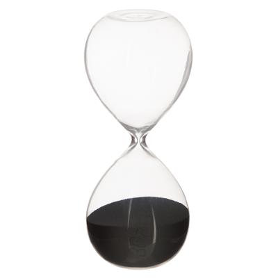 Sand Timer 30min Black Gift