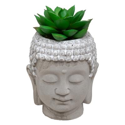 Buddha Head With Plant 10cm Assortment Gift