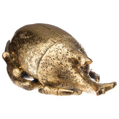 Resin Beetle Gold Gift