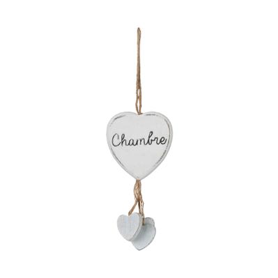 Hanging Wooden Hearts Chambre Gift