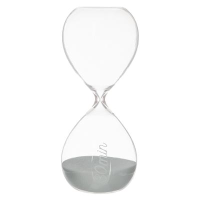 Sand Timer 30min Silver/grey Gift