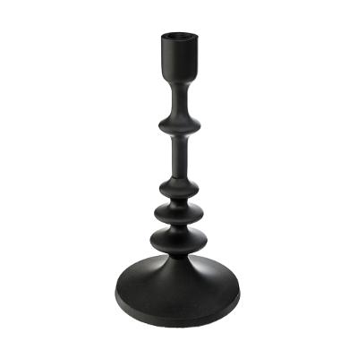 Metal Candle Holder H26 Black Gift