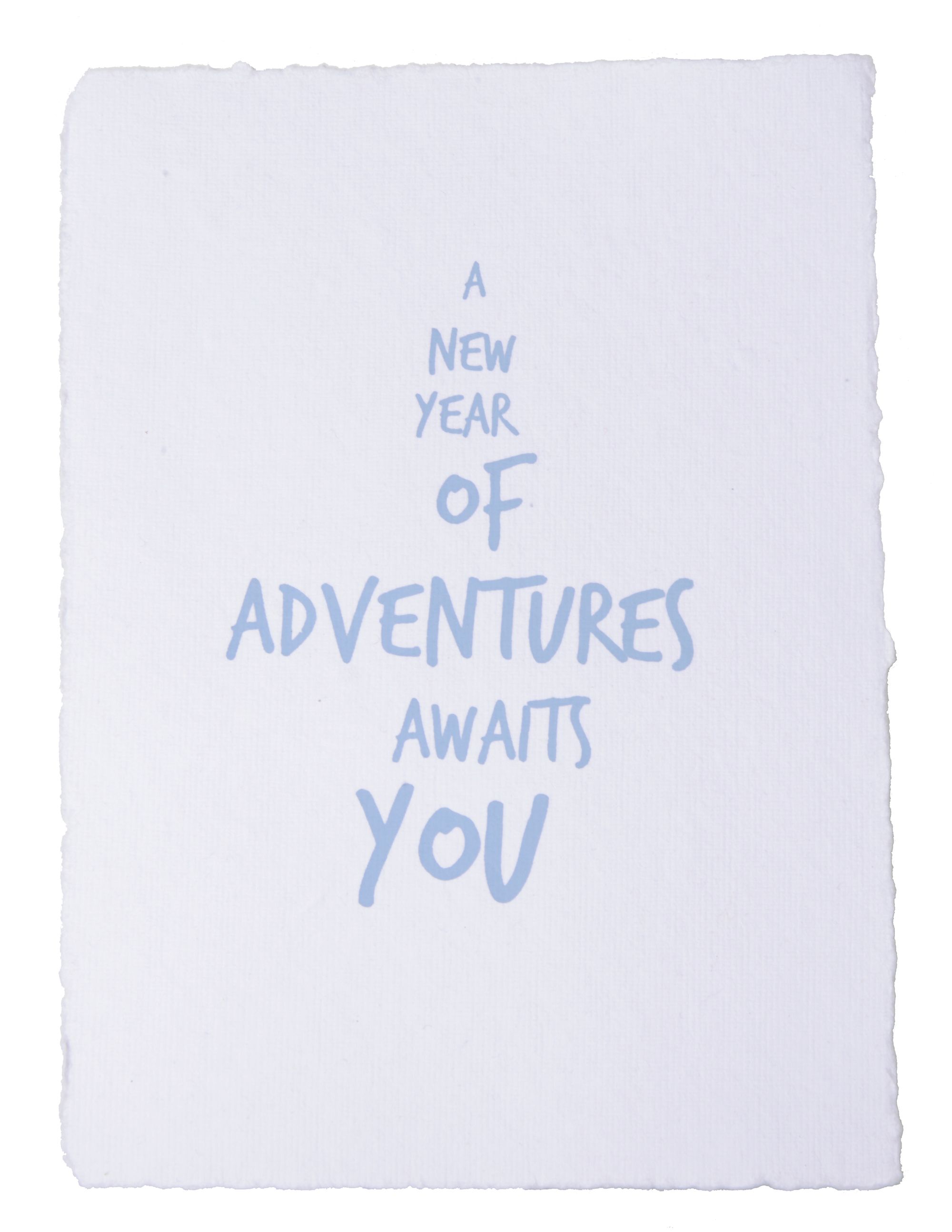 Unc Wish Cards W/envelop Adventures White Gift
