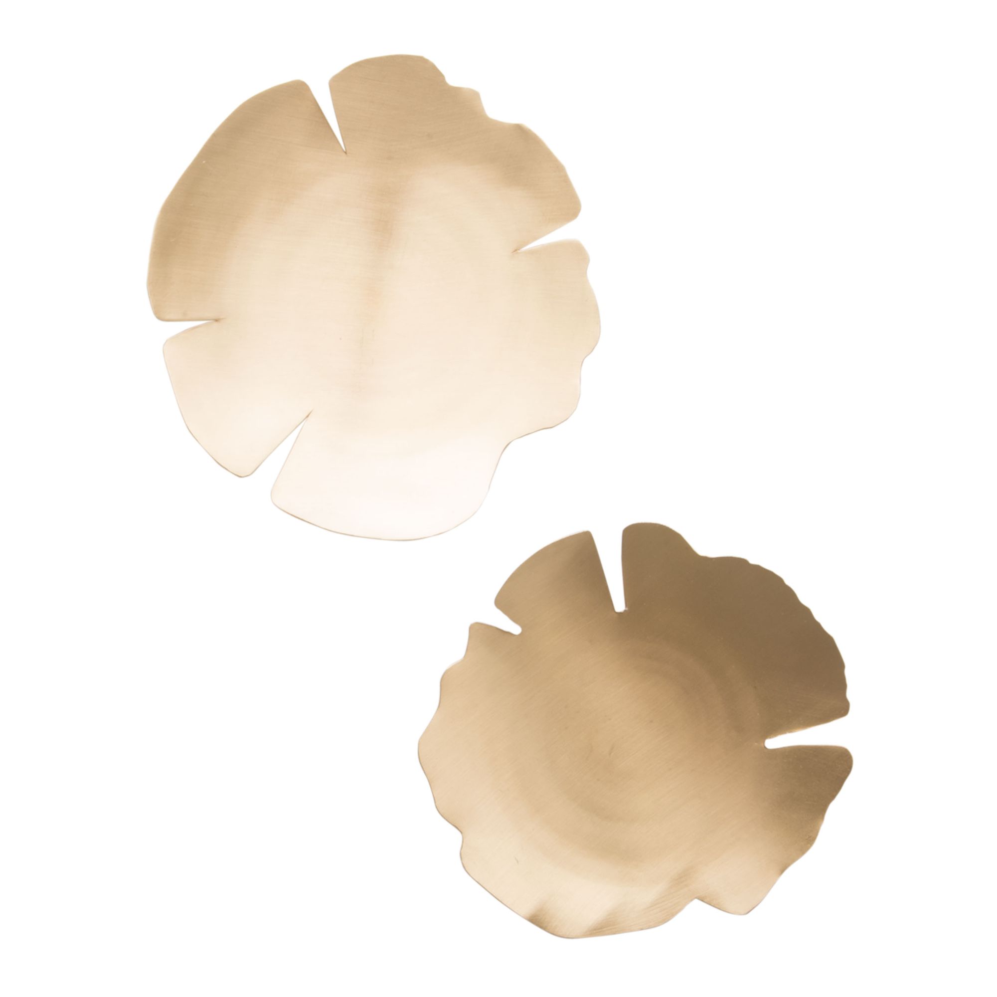Unc Dish Leaves Set Of 2 In Gift Pack Gold Gift
