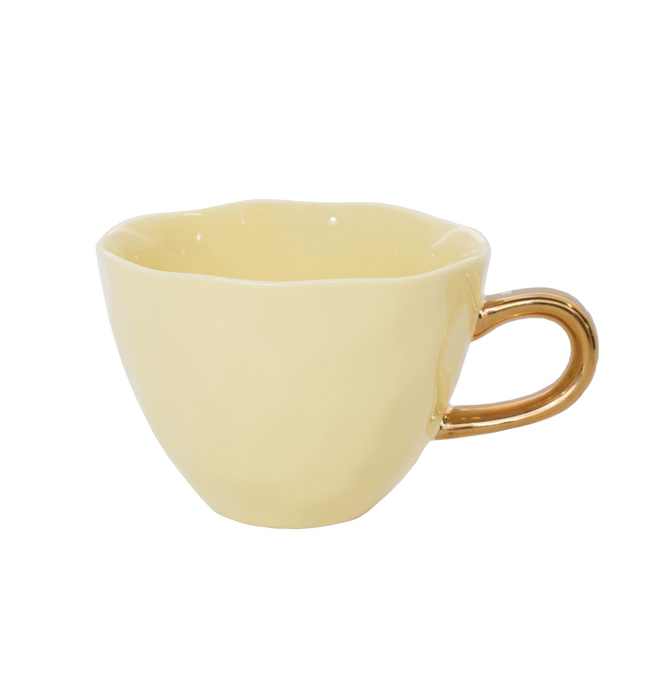 Unc Good Morning Cup  Raffia Yellow Gift