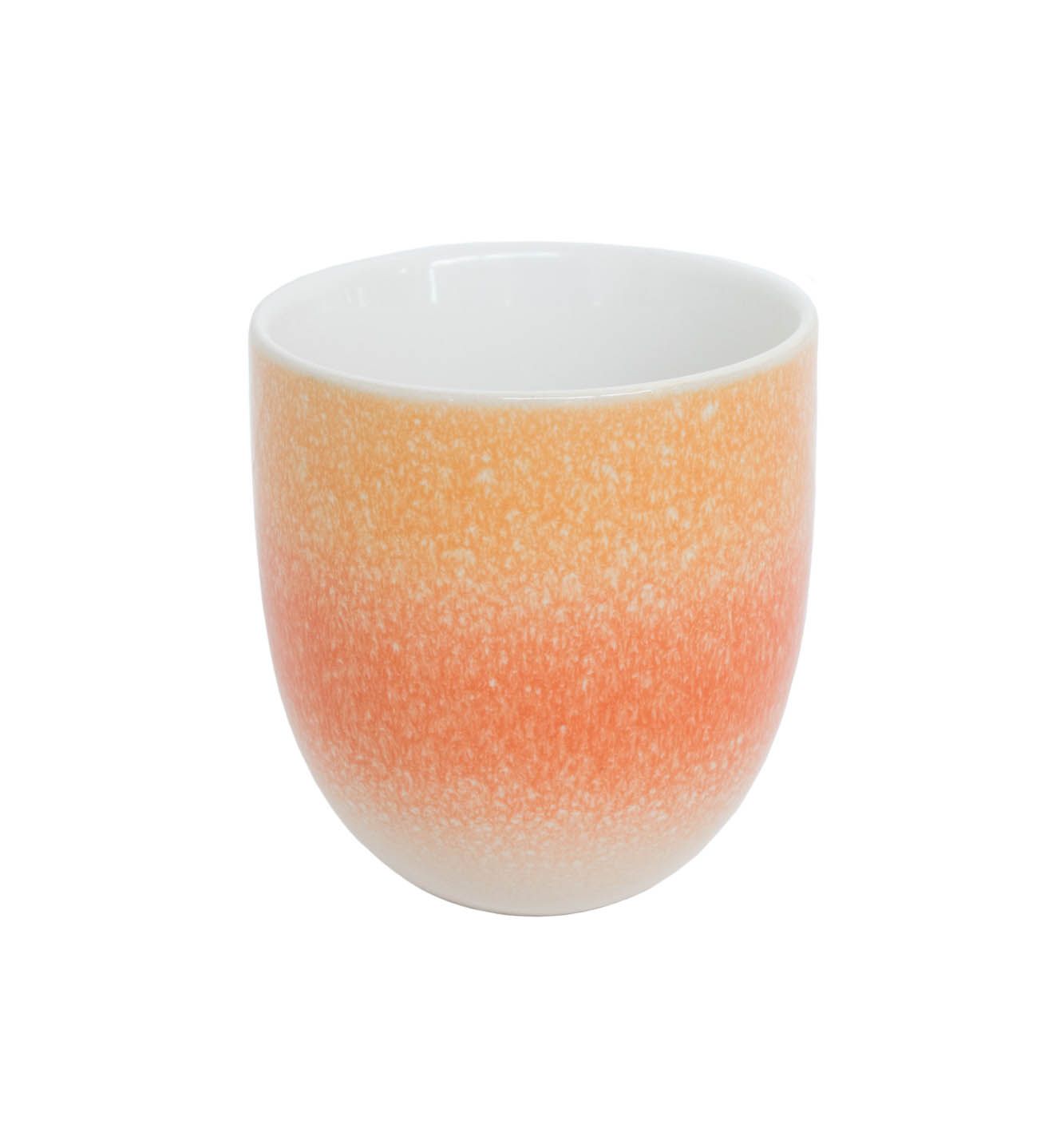Unc Mug Reactive Glaze Orange Foam Gift