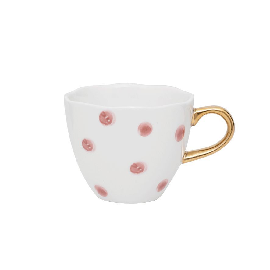 Unc Good Morning Cup Mini Small Dots Cameo Brown Gift