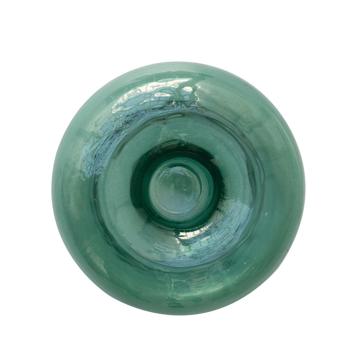 Unc Candle Holder Recycld Glass Air Chinoise Green Gift