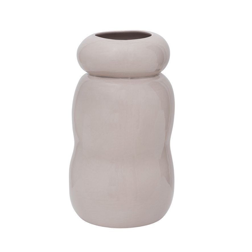 Unc Vase Pebbles Gray Morn Gift