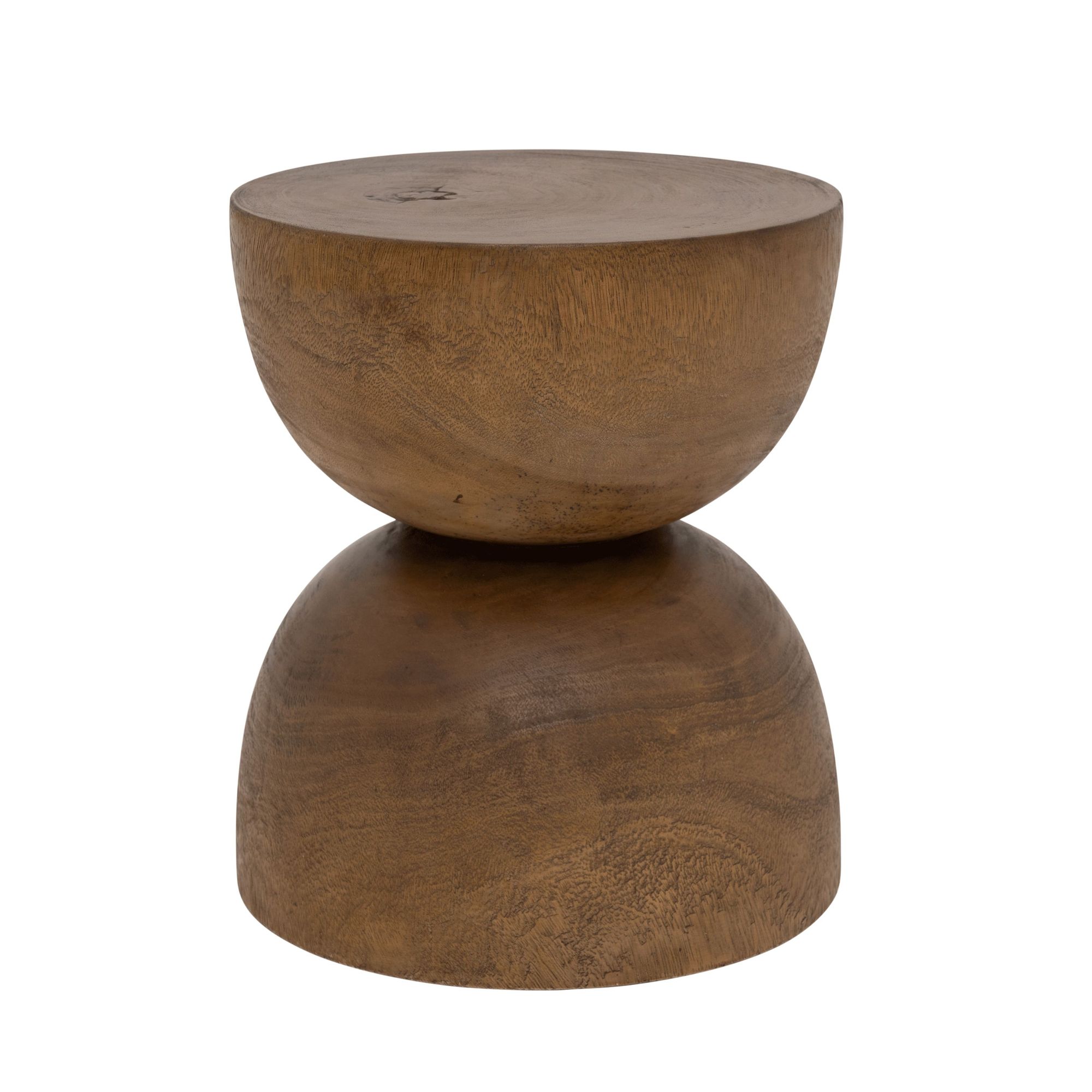 Unc Side Table Wood Hourglass Gift