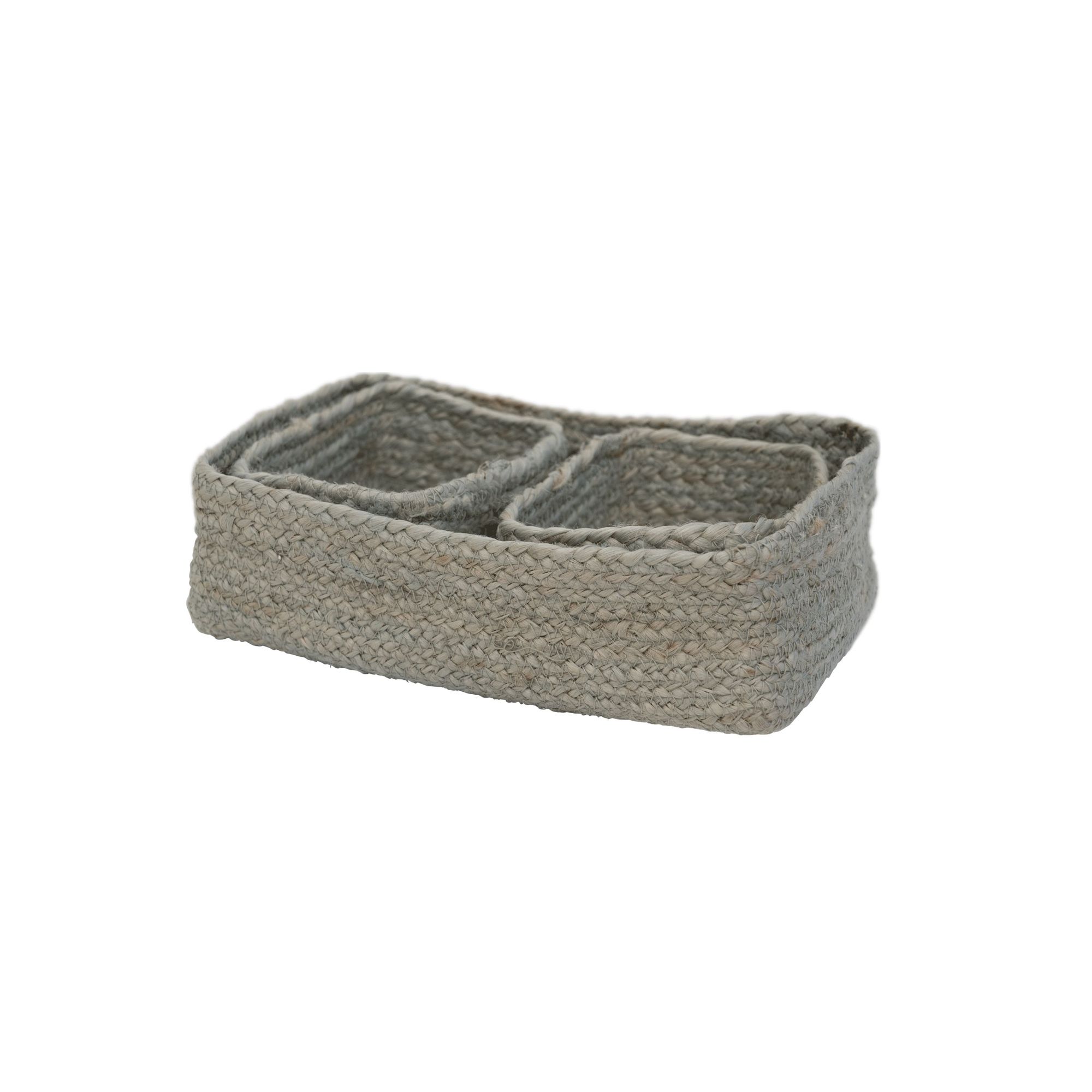 Unc Storage Basket 3-in-1 Jute Spray Green Gift