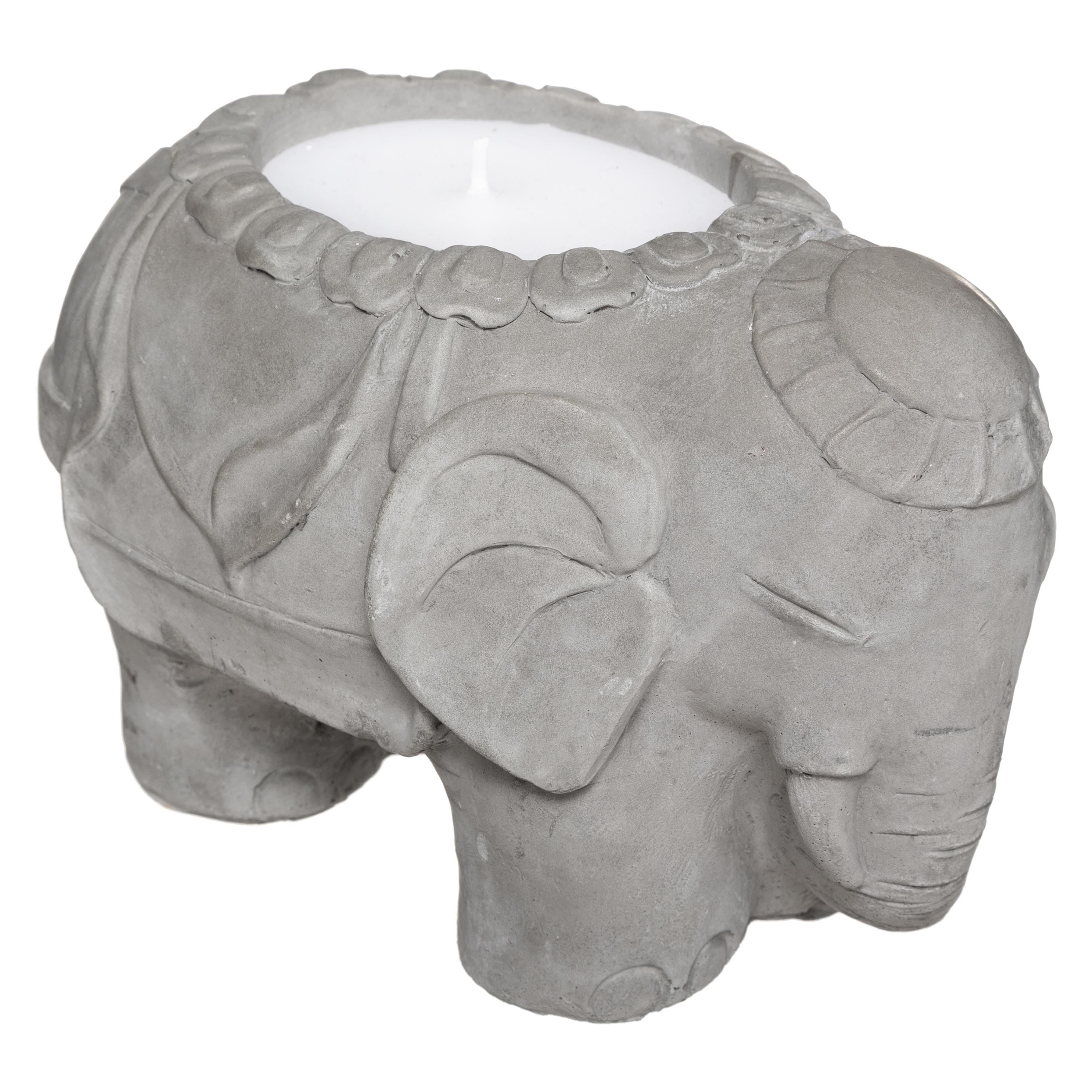 Elephant Tealight Candle 180g Citr Gift