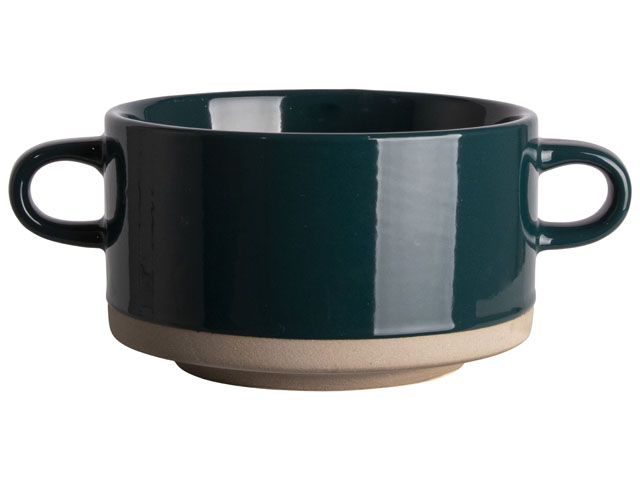 Woodstock Soup Bowl 450ml Teal Gift