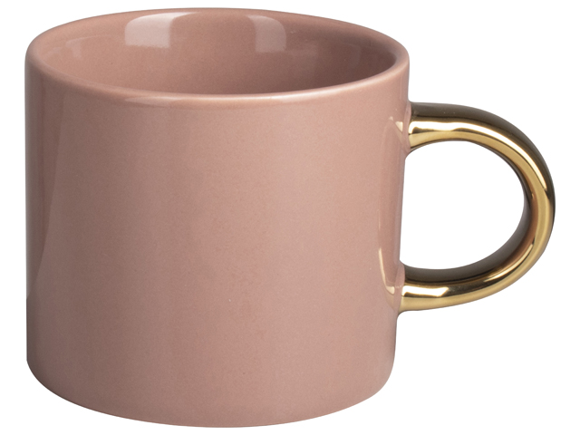 Mug 230ml Light Pink - Gold Gift