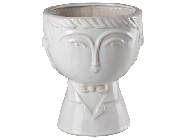 Vase With Face D15.9x19.6cm Gift