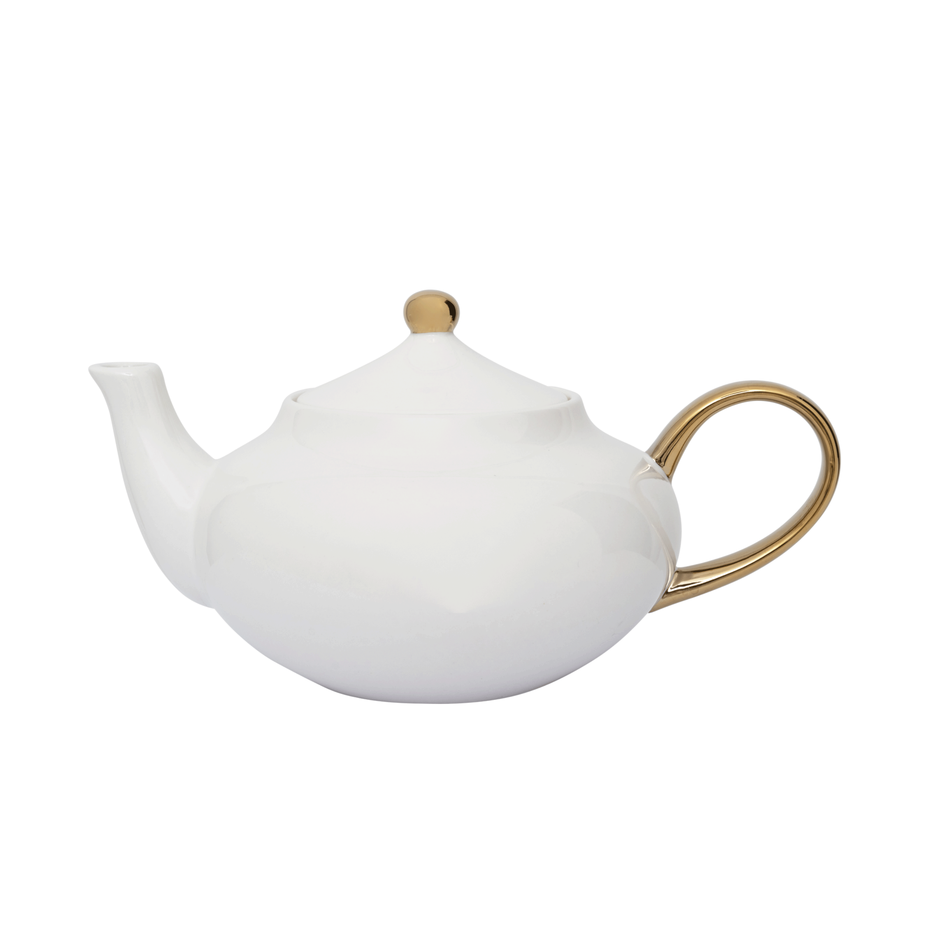 Unc Good Morning Tea Pot White And Gold Gift