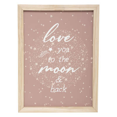 Love You To The Moon Board Gift