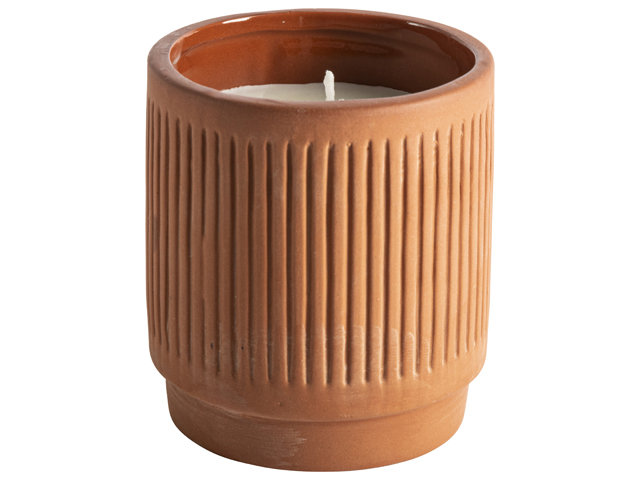 Terracotta Candle D8x9cm Gift