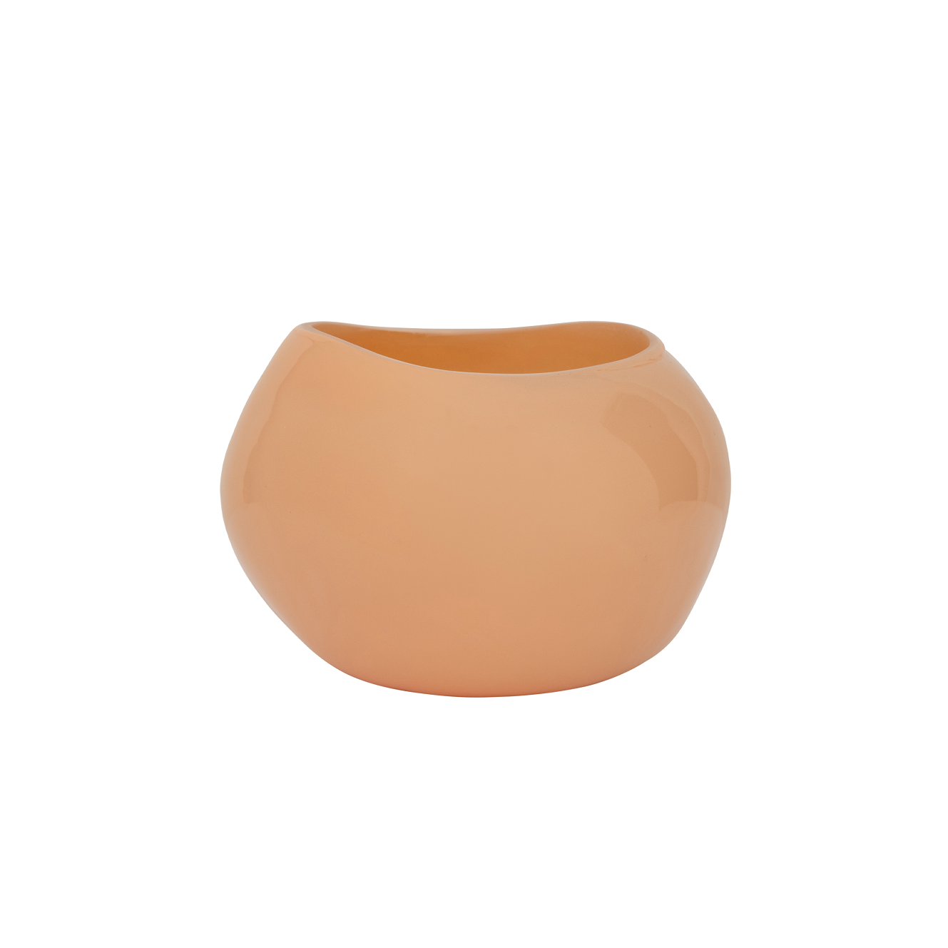 Unc Candle Holder Candy Opaque Apricot Nectar Gift