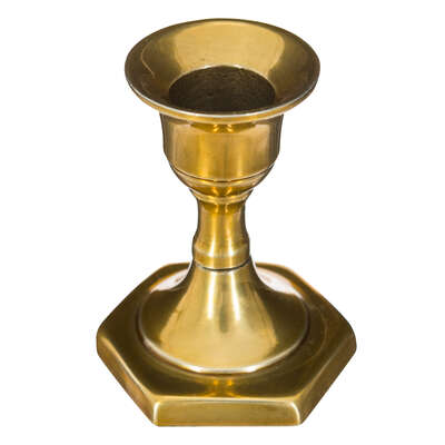 Metal Candle Holder Gold H7.5 Gift