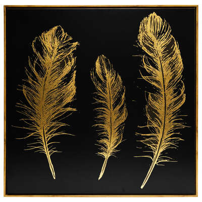 Canvas Feather Frame 78x78 Gift