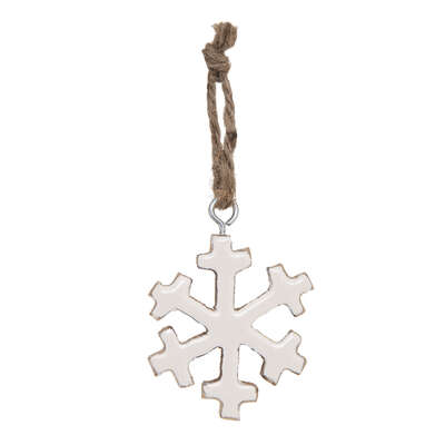 Wooden Snowflakes Into Jar White Gift