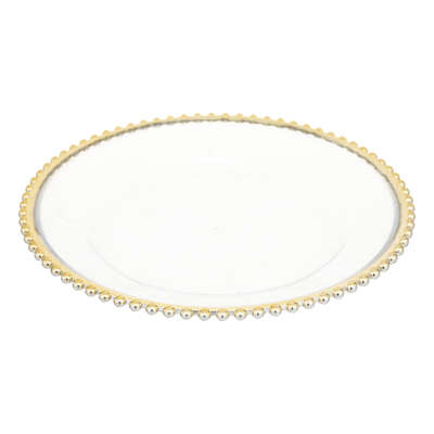 Charger Plate Gold Balls 32cm Gift