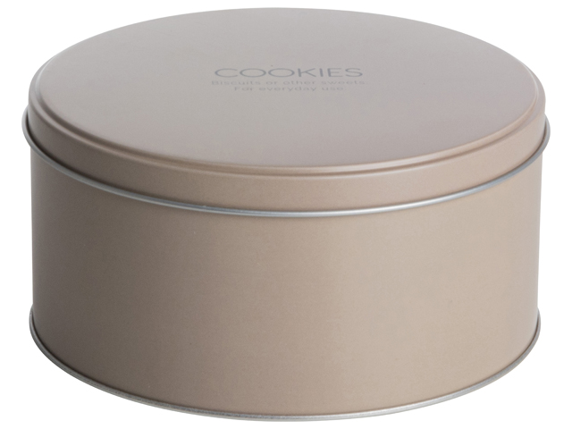 Cookie Tin D15.5x7.6cm Gift