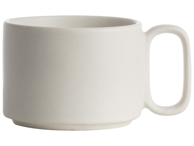 Mug Ear D8.2x6cm White Gift