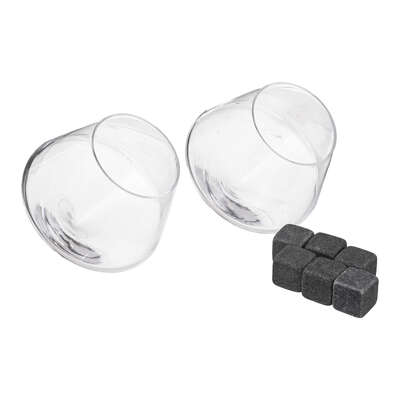 Whisky Set Goblet X2 + Stones Gift