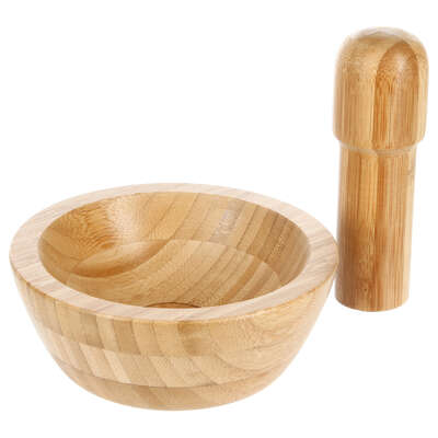 Bamboo Pestle 13 X 5 Cm Gift