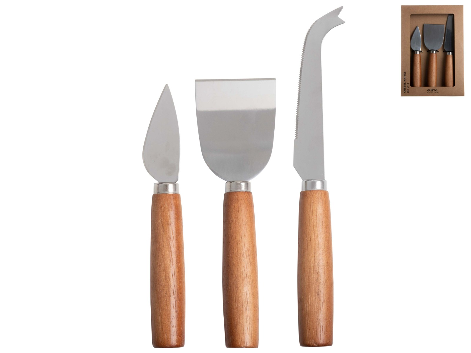 S/3 Cheese Knives Gift