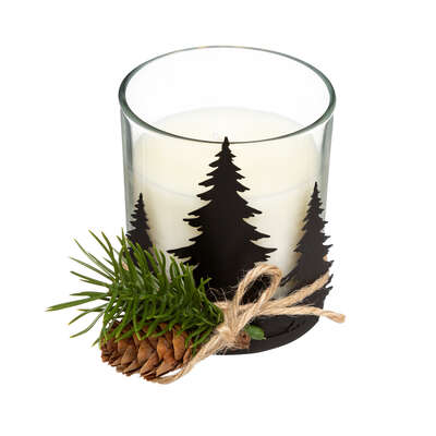 Tree Candle With Pinecone 140g Gift