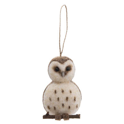 Hanging Round Owl 9.5cm Gift