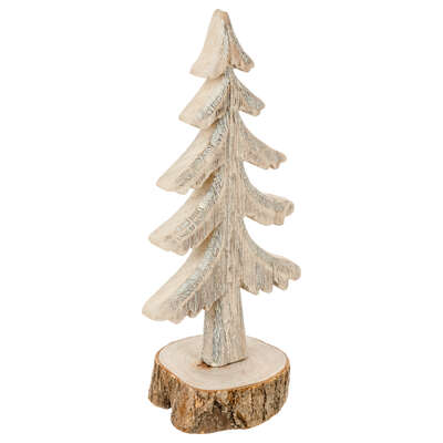Wooden Tree Silver 27cm Gift