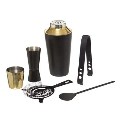 5pcs Cocktail Set Black Gift