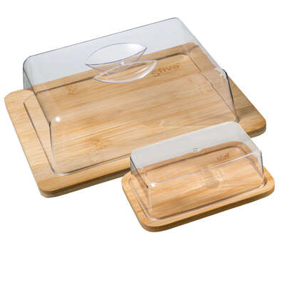 Bamboo Cheese & Butter Set Gift