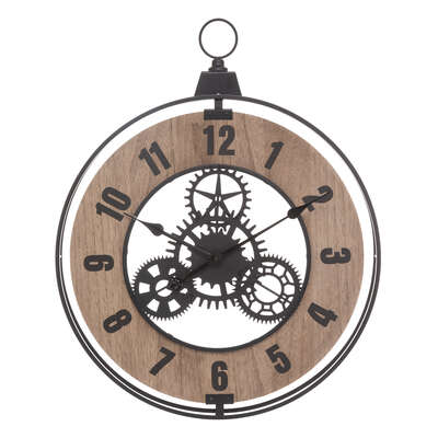 Metal/mdf Meca Clock 57x70cm Gift
