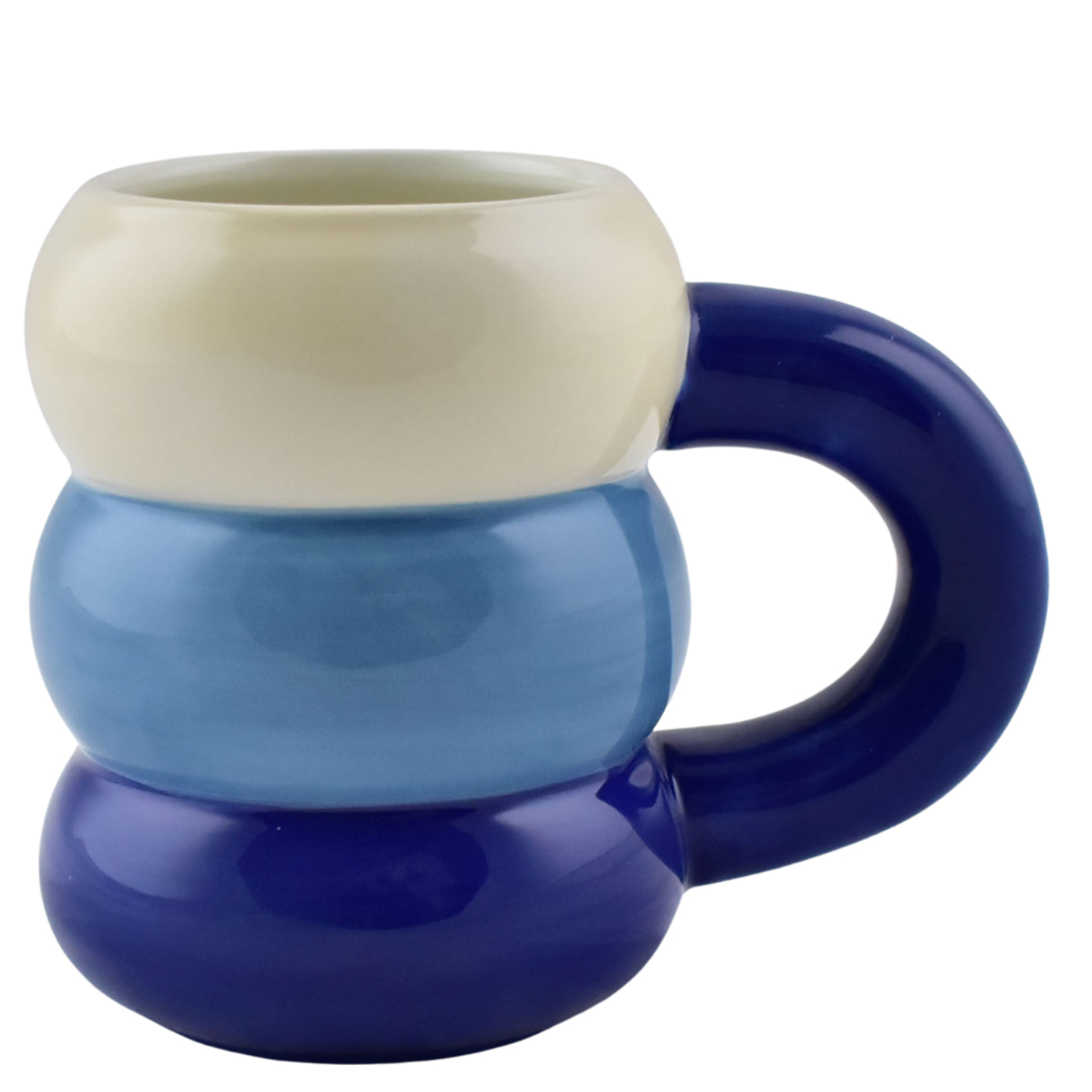 Mug Barcelona - Amor Del Color Blue/cream Gift