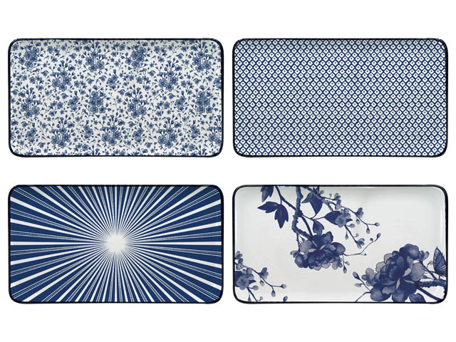 Rectangular Plate 22.5x12.5cm Otb Assorted Gift