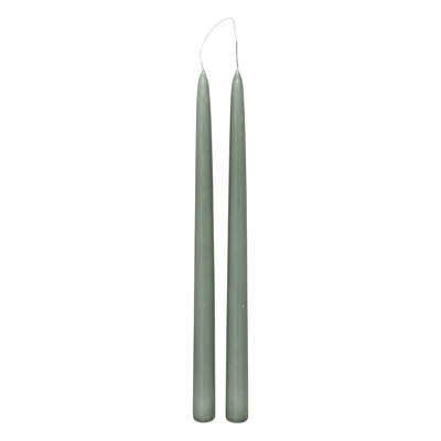 Tapered Candle Khaki H30 X2 Gift