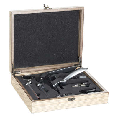 Sommelier Kit 9pcs Wood Marc Gift