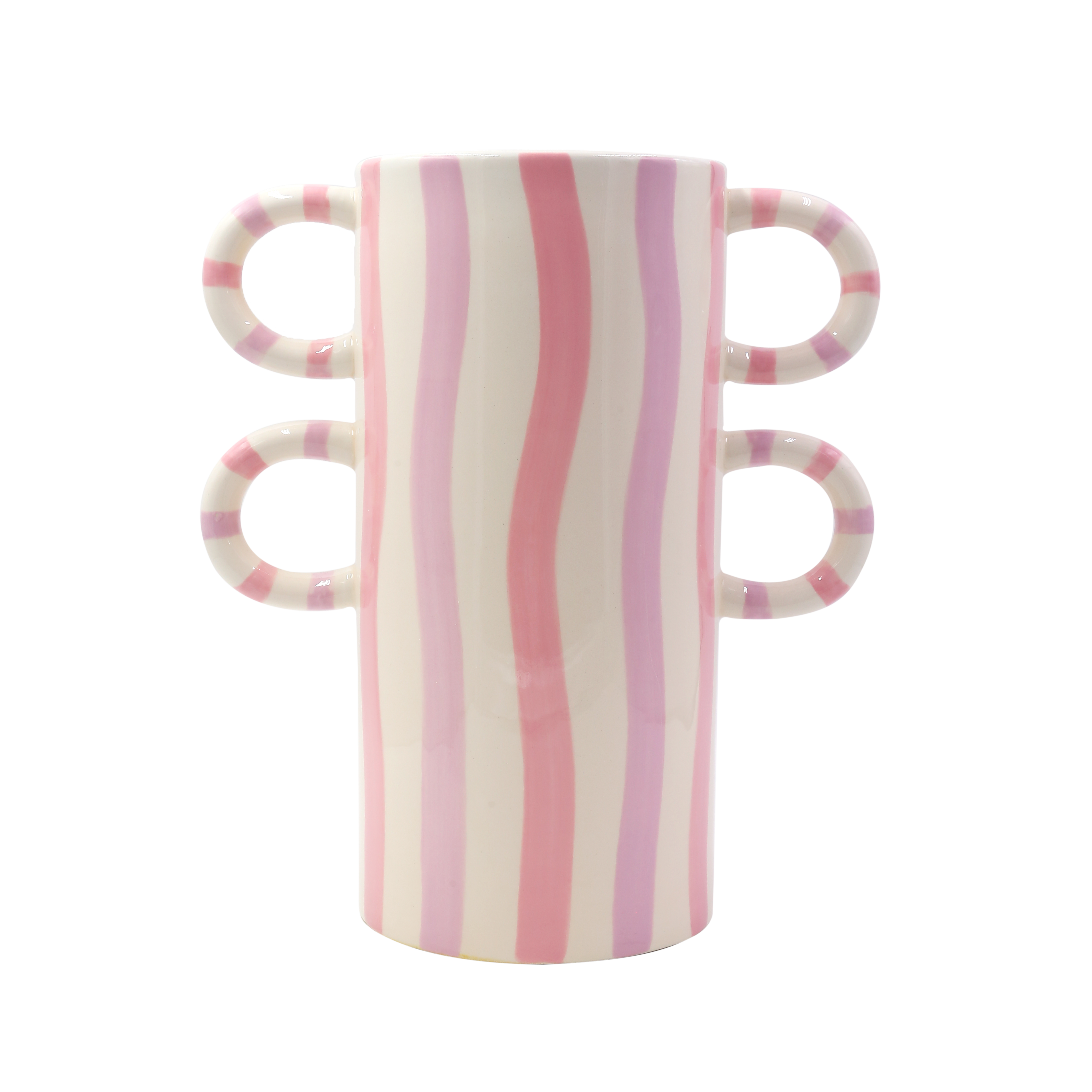 Vase Elisa - Rayas Bailarinas Pink Gift