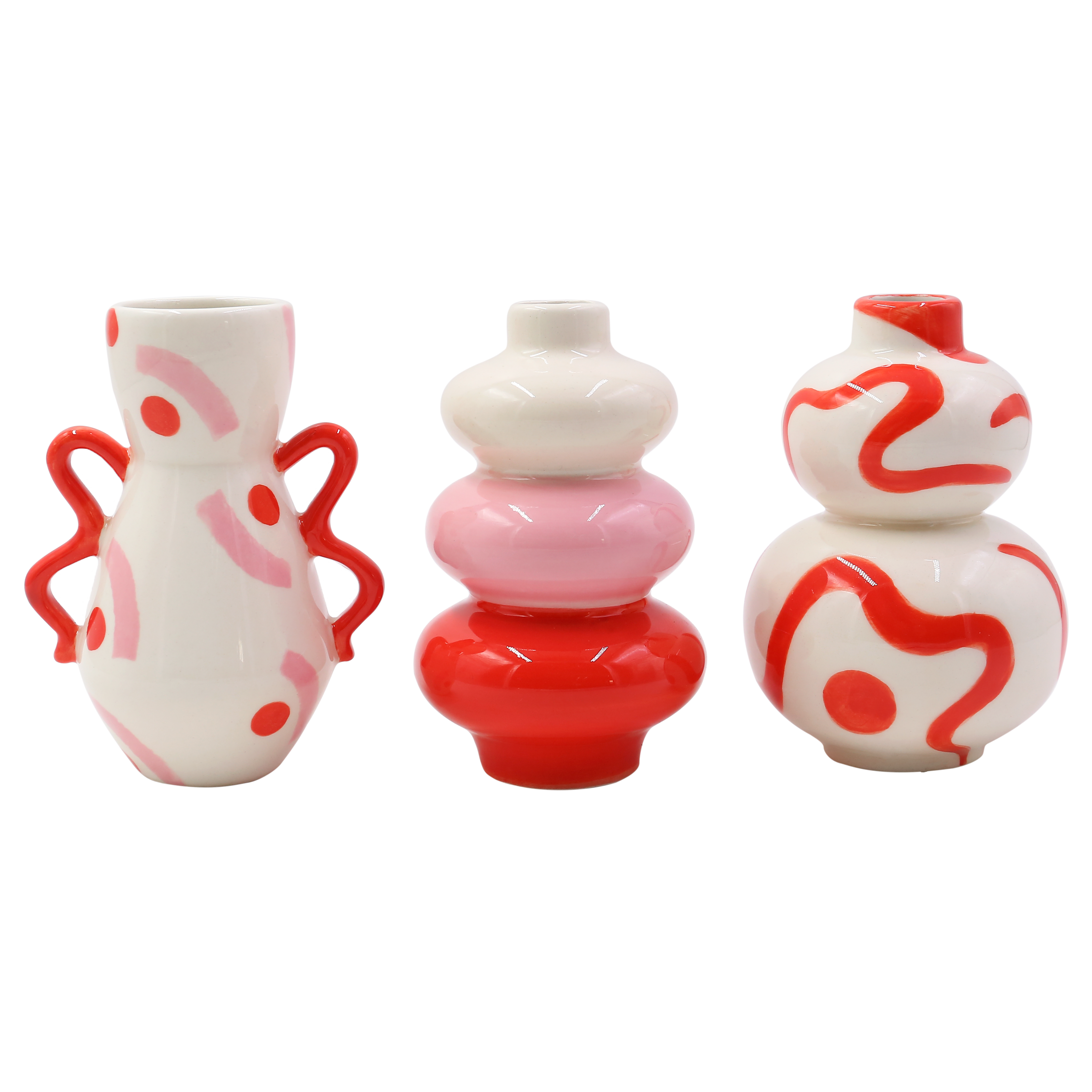 Set Of Vases - Set 3 Assorted Gift