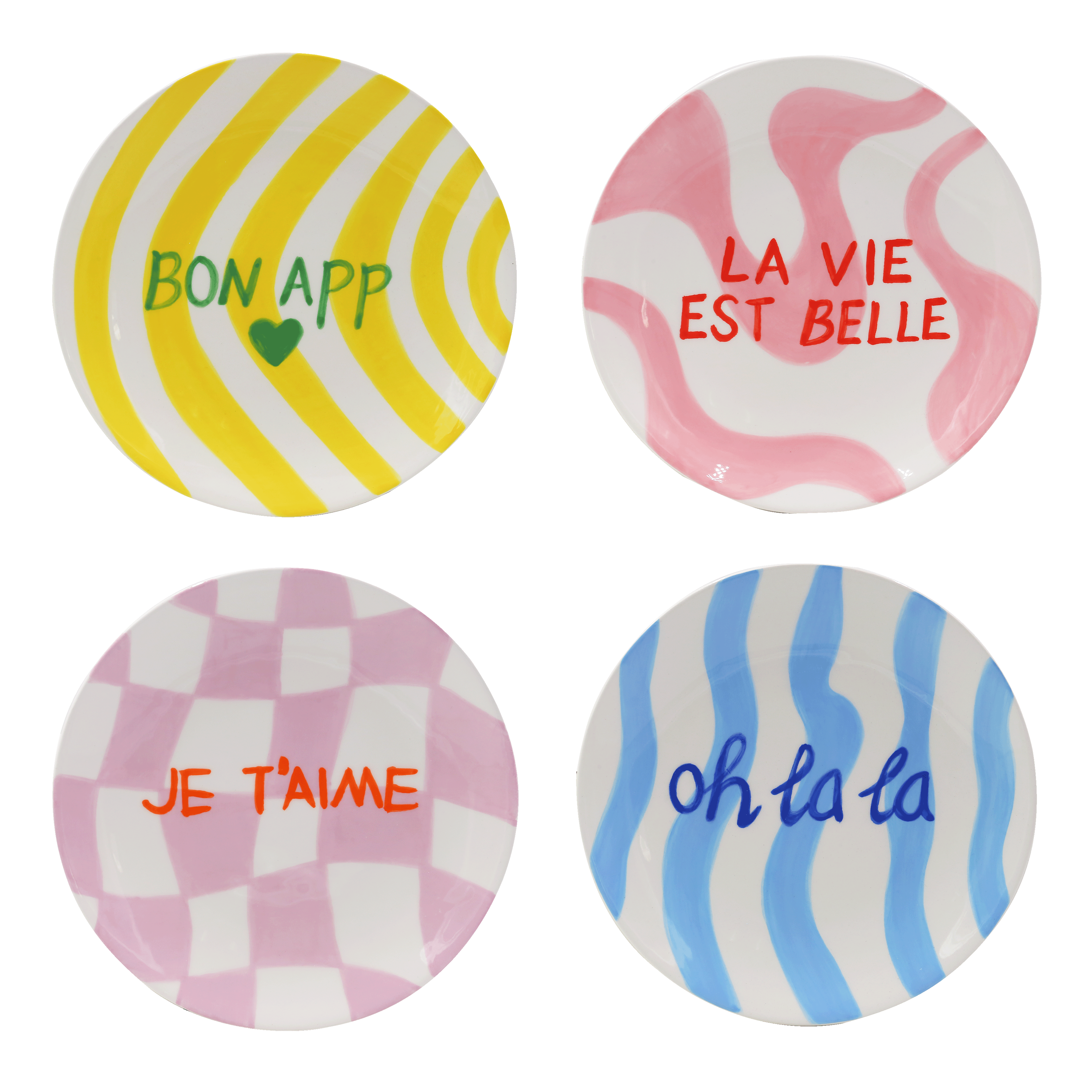 Dessert Plate Diego B - Assorted Designs French Gift