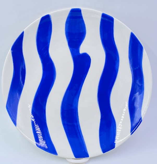 Plate Dina - Bold & Blue - Assorted Designs Gift